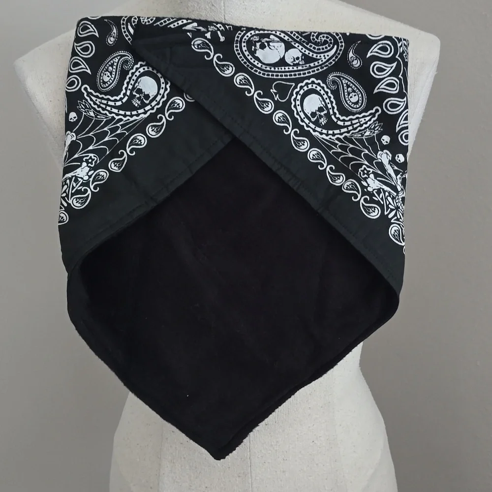 Black and White Bandana
